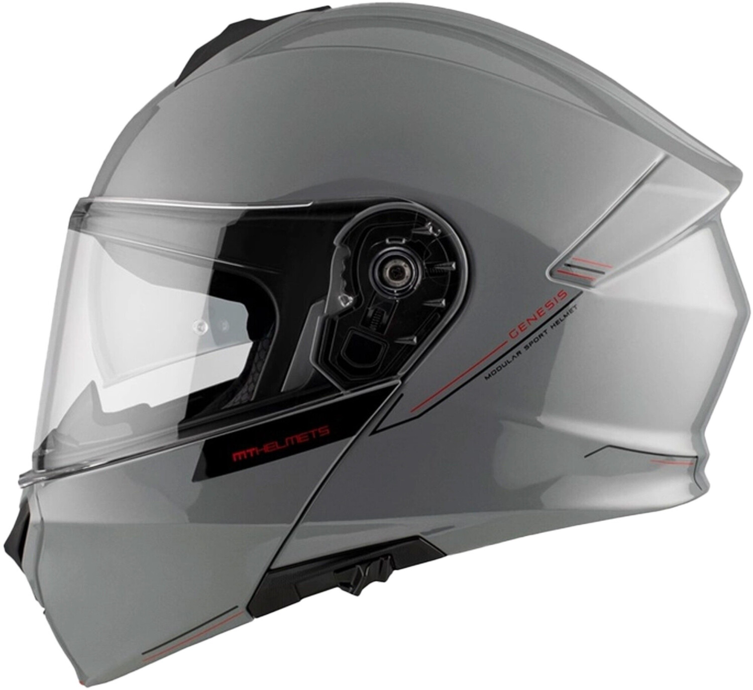 MT Helmets Genesis SV Solid A12 Gloss Grey