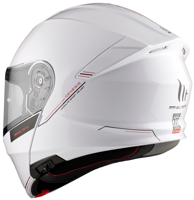 MT Helmets Genesis SV Solid A0 Gloss White
