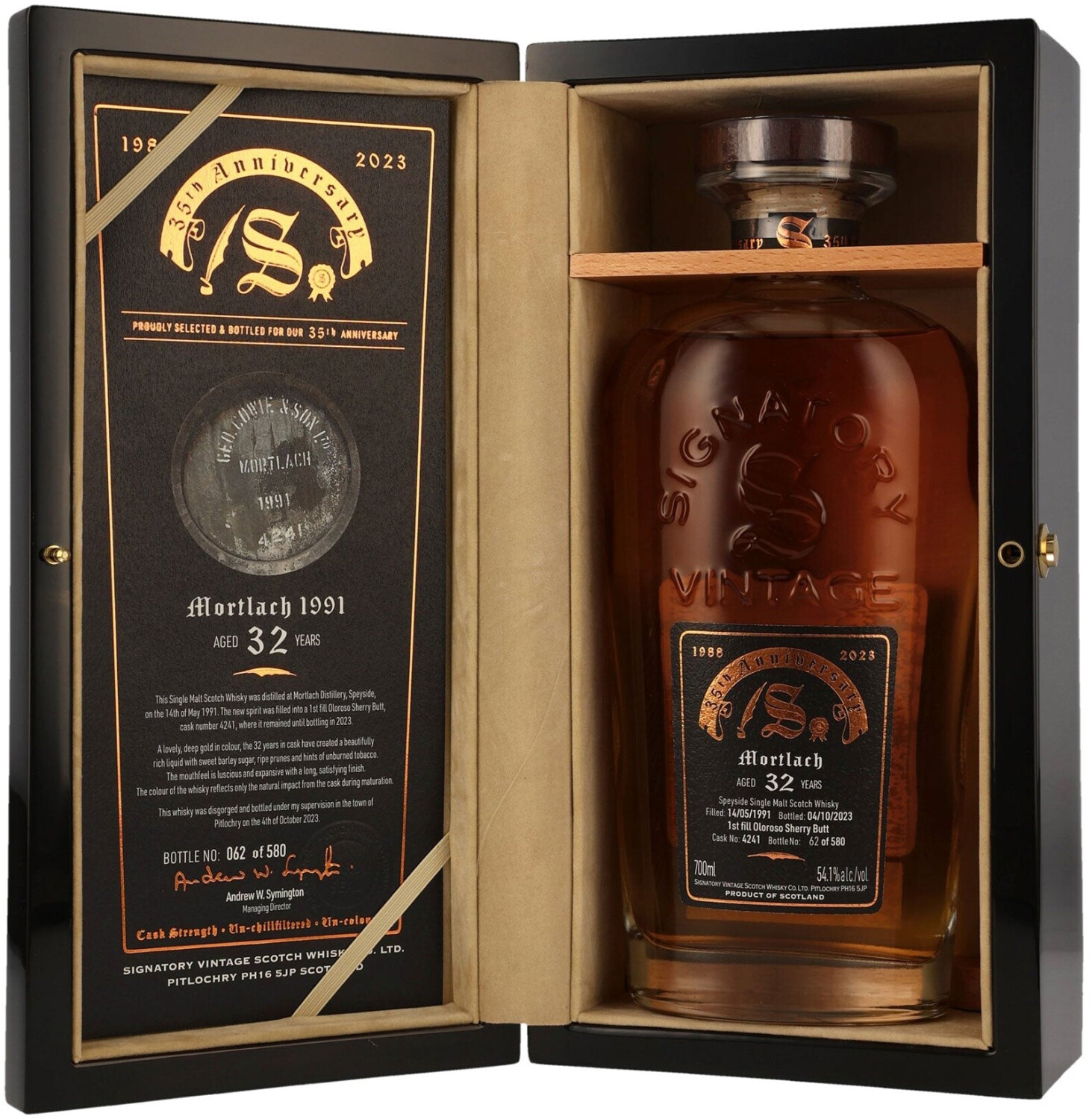Signatory Vintage Mortlach 1991/2023 - 32 Jahre 1st Fill Oloroso