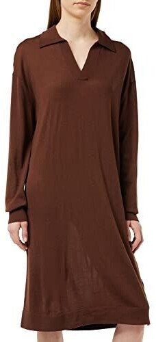 G-Star Polo Long Sleeve Long Dress (D22133-B692) brown