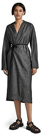 G-Star Wrap Long Sleeve Dress (D22159-D195) black