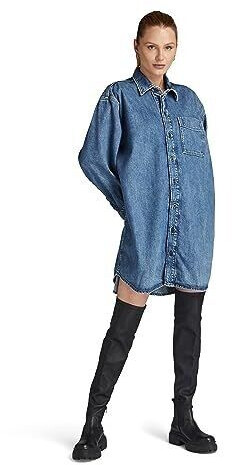 G-Star Long Sleeve Short Dress (D23675-D301) blue