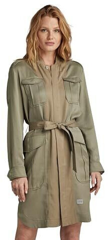 G-Star Field Long Sleeve Midi Dress (D24268-D520) green