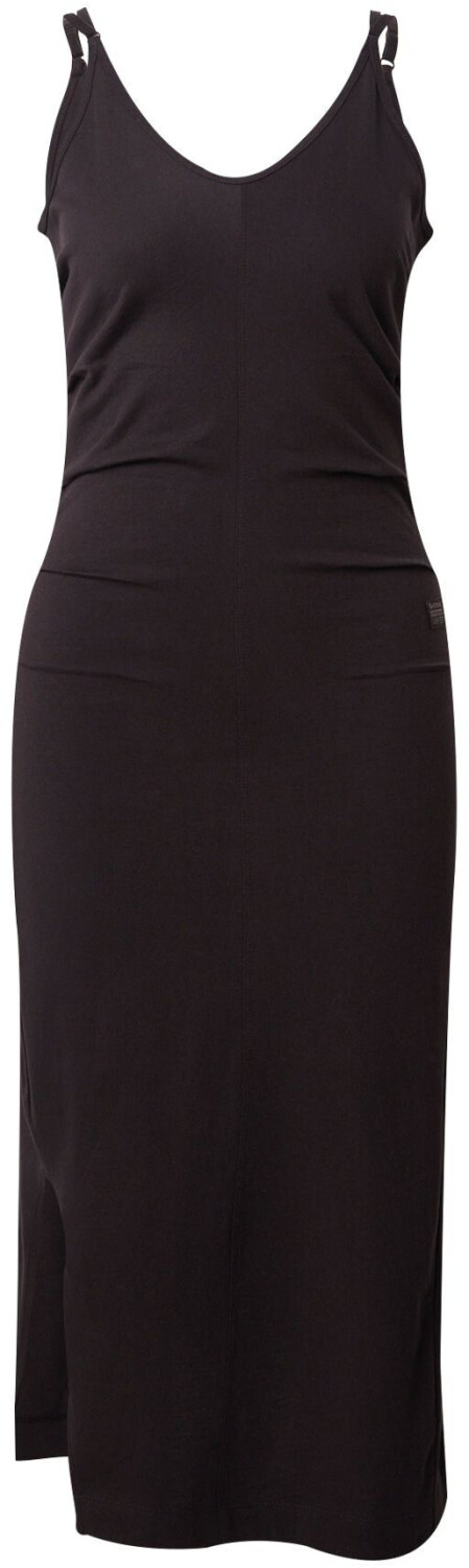 G-Star Spaghetti Strap Slit Sleeveless Dress (D24573-B771) black