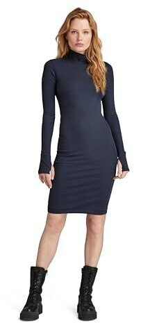 G-Star Long Sleeve Long Dress (D23500-D493) blue