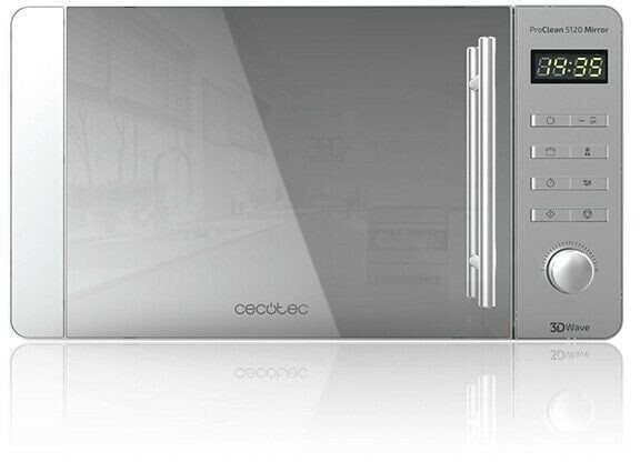 Cecotec Micro-ondes avec gril ProClean 20 L silver