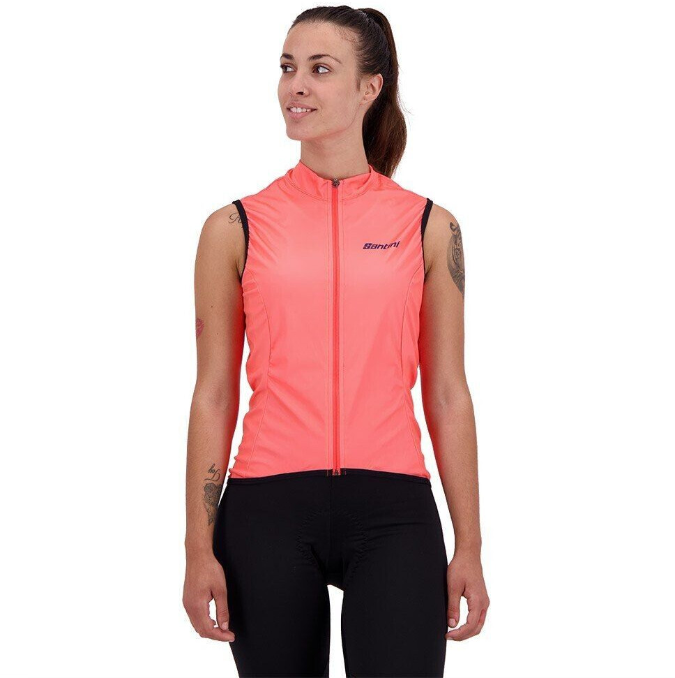 Santini Nebula Gilet Women (SP542L75NEBUL-GN) orange