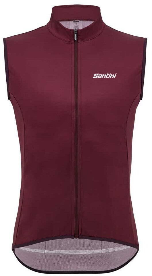 Santini Nebula Pockets Gilet (SP54275NEBULBURGUNDY-BU) red