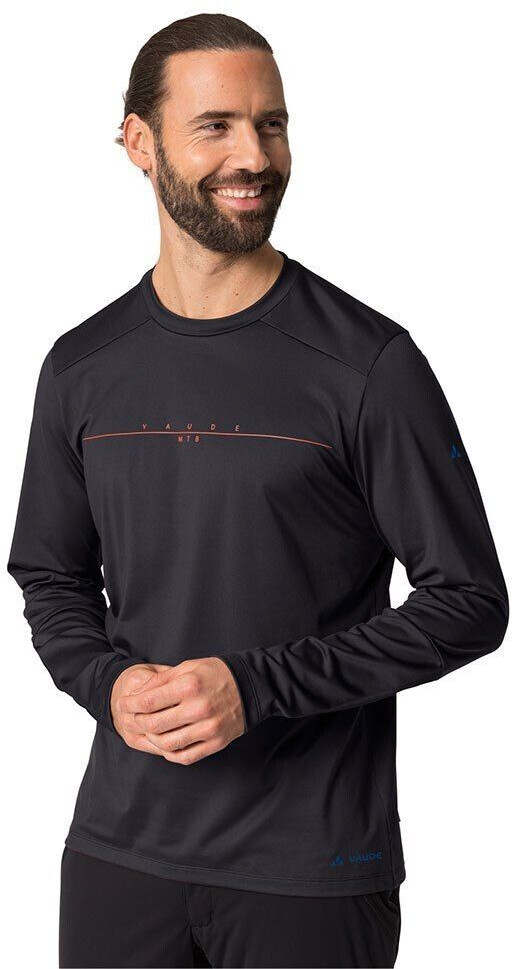 VAUDE Bike Qimsa Long Sleeve T-Shirt (Black) Men