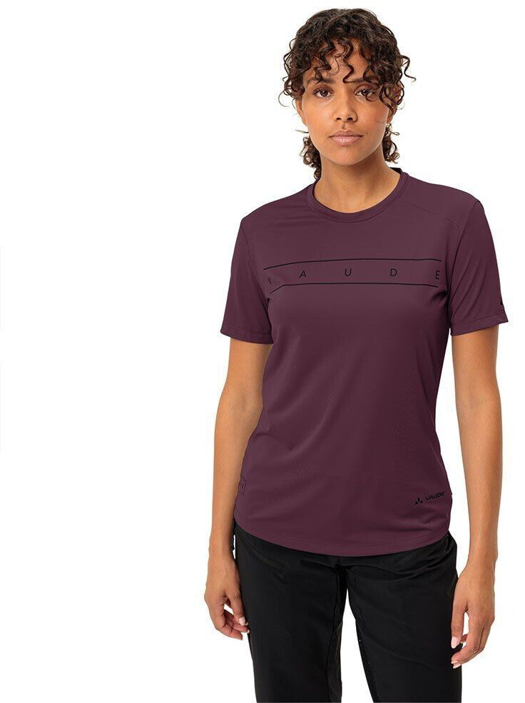VAUDE Qimsa Logo Short Sleeve T-Shirt (Purple) Women