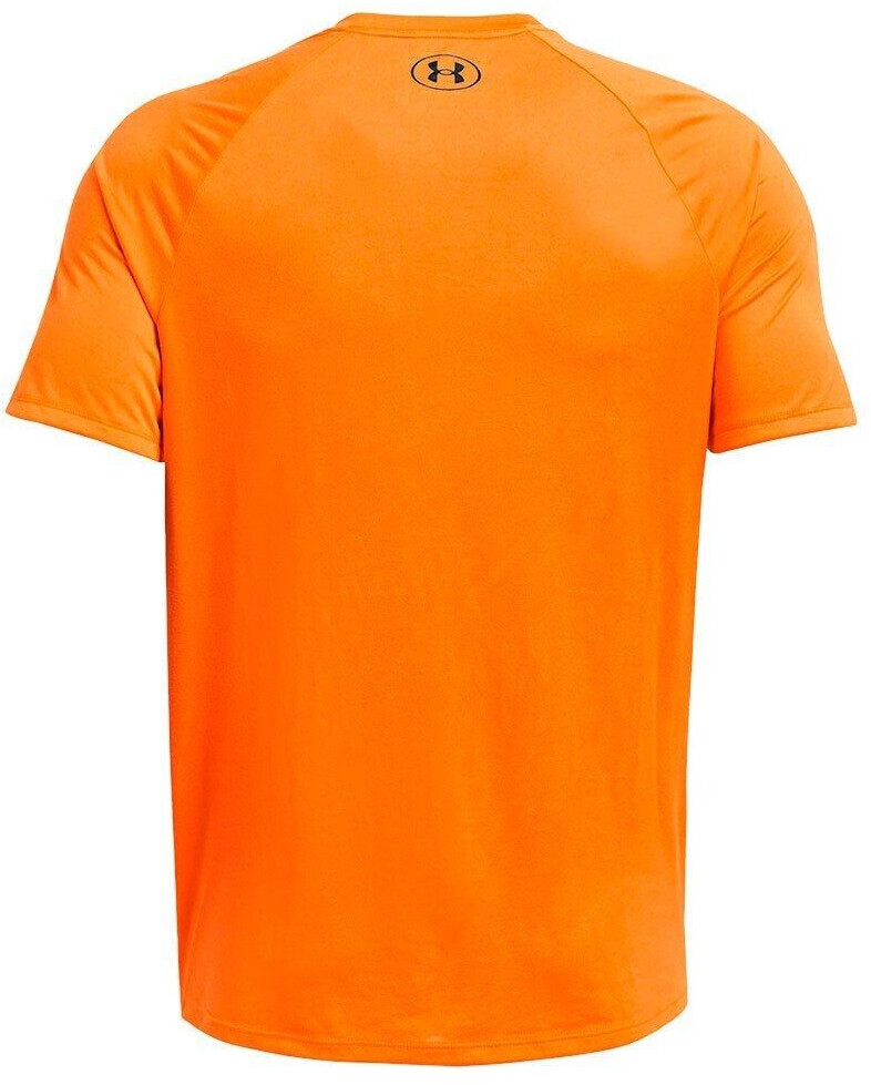 Under armour tech t shirt orange on sale