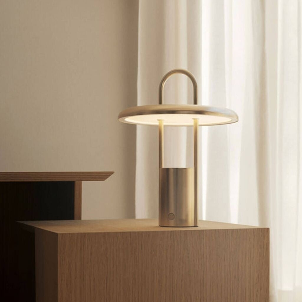 Stelton Pier 25cm Portable Lamp brass