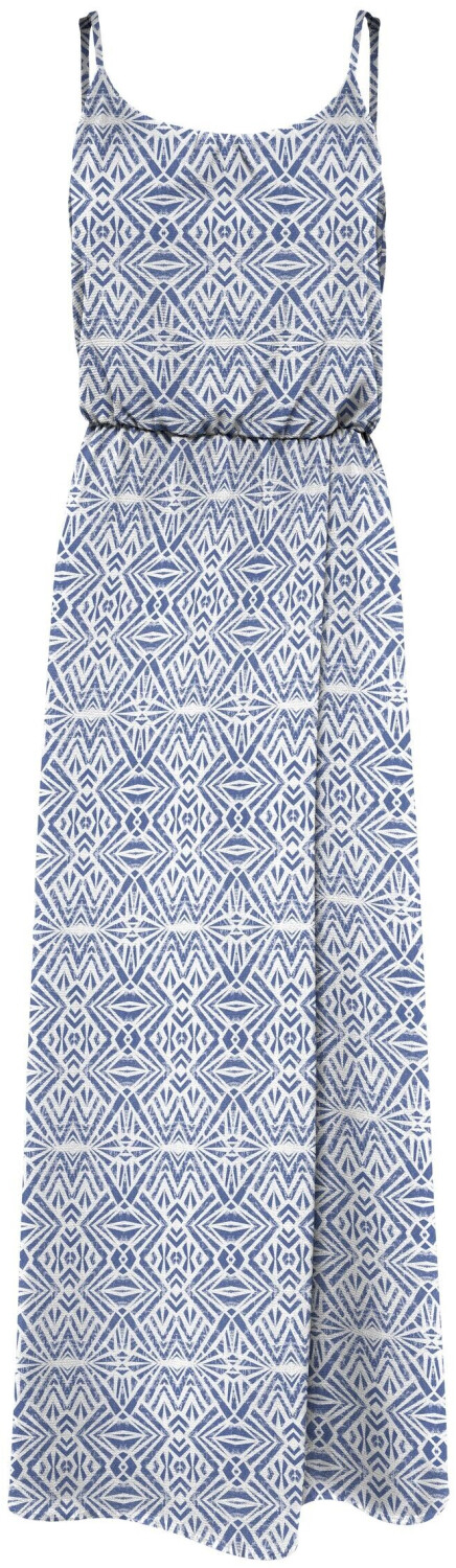 ONLY Damen Onlnova Life Vis Thea Sleeve Dress AOP – Viskose, V-Ausschnitt, 7/8-Ärmel, Allover-Print