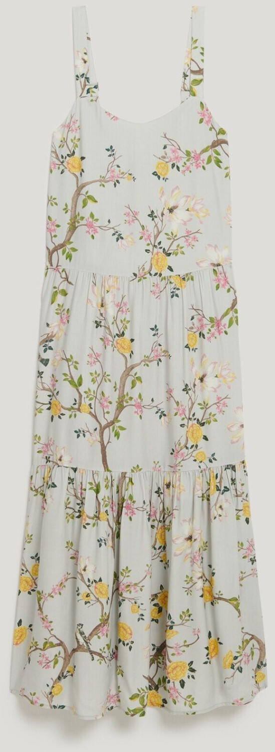 Superdry Woven Tiered Long Dress (W8011725A) blossom birds grey