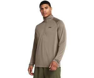 Buy Under Armour Tech 2.0 Long Sleeved Shirt 1 2 Zip 1328495 taupe dusk black from 17.99 Today Best Deals on idealo