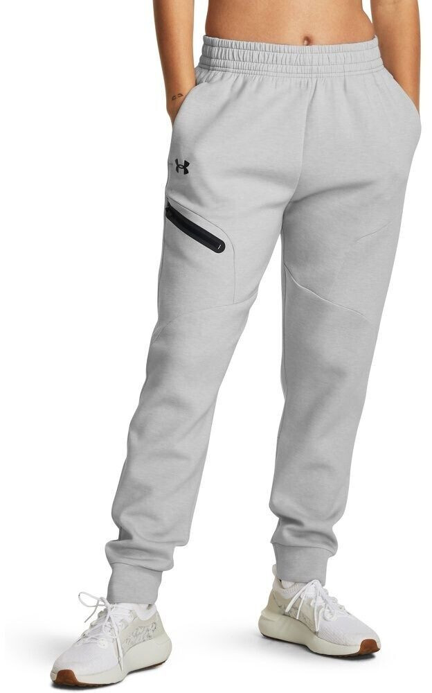 Under Armour Women s UA Unstoppable Fleece Joggers 1379846 mod gray black ab 54 49 Preisvergleich bei idealo