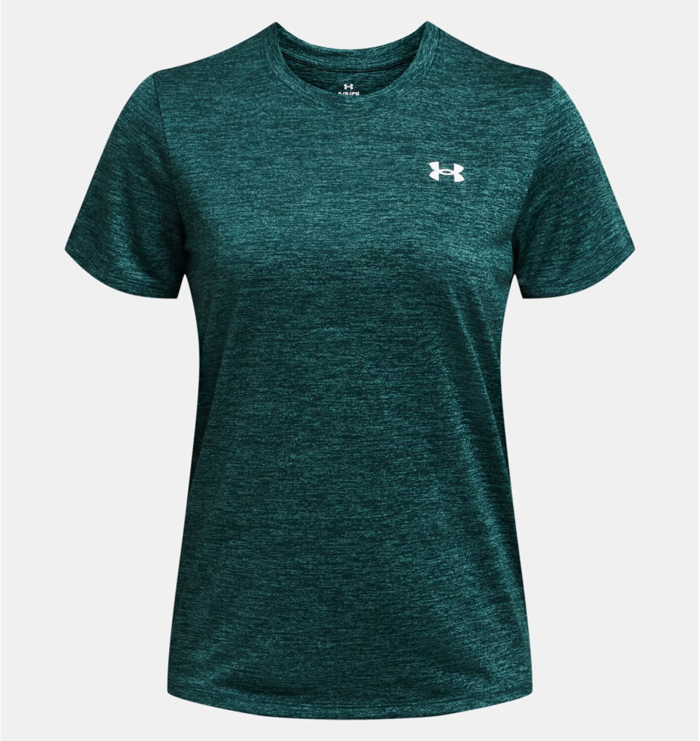 Under Armour Women s UA Tech Twist Short Sleeve 1384230 hydro teal coastal teal white ab 19 99 Preisvergleich bei idealo