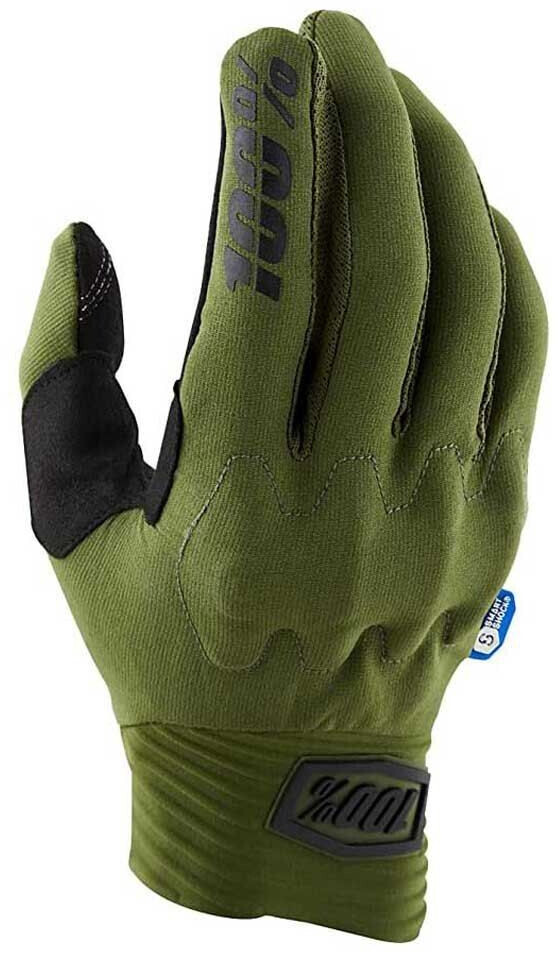 100% Cognito Smart Shock Gloves (10014) green