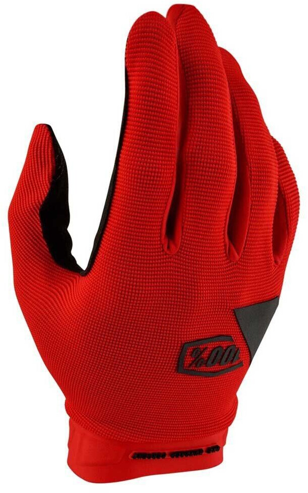 100% Ridecamp Gel Gloves (10034) red