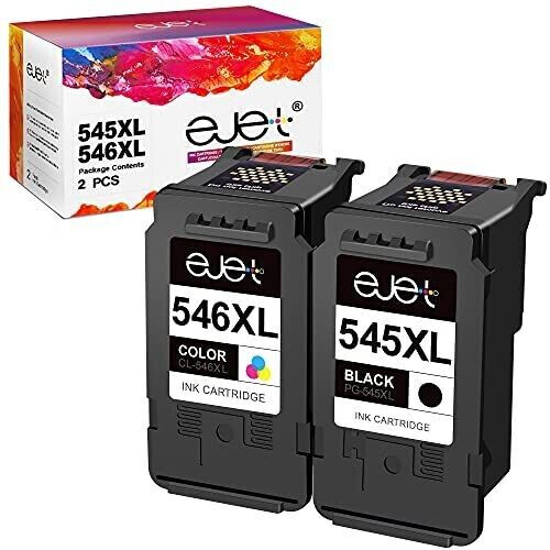 ejet Ink for Canon PG-545XL / CL-546XL Black + Color