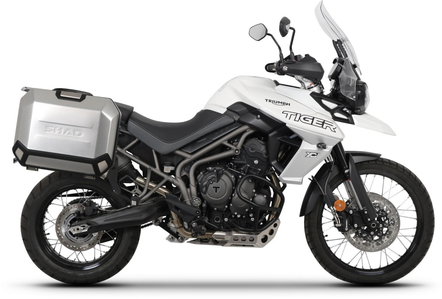 Shad 4p System Side Cases Fitting Triumph Tiger 800 Xc/Xr/Xrx