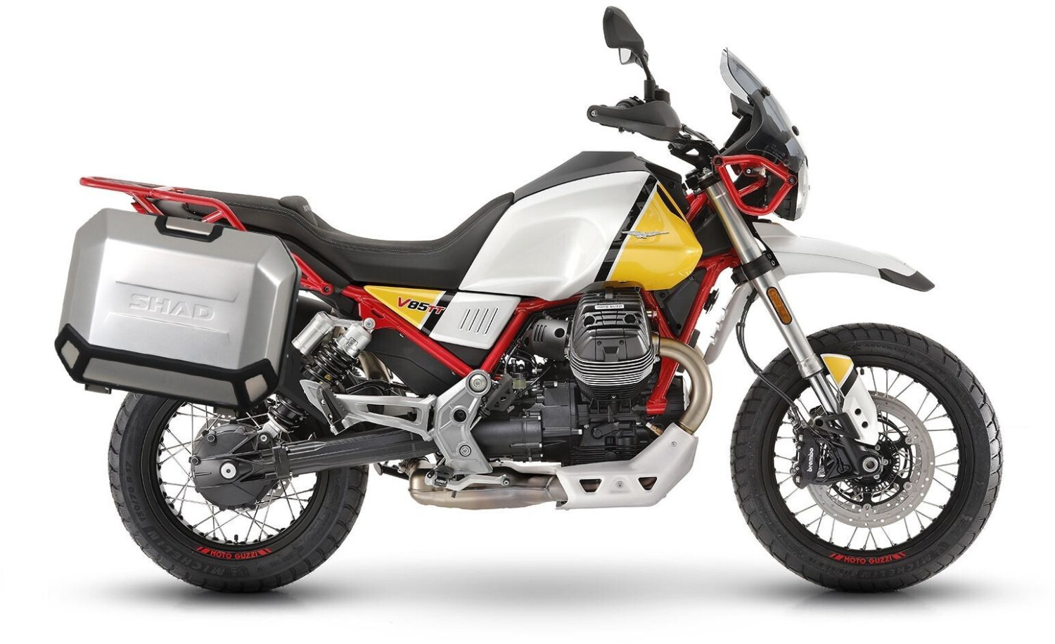 Shad 4p System Side Cases Fitting Moto Guzzi V85tt