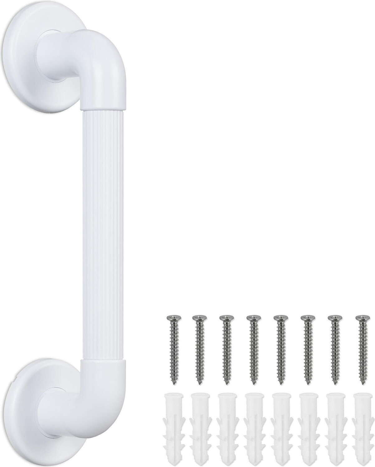 Relaxdays Grab rail up to 100 kg white