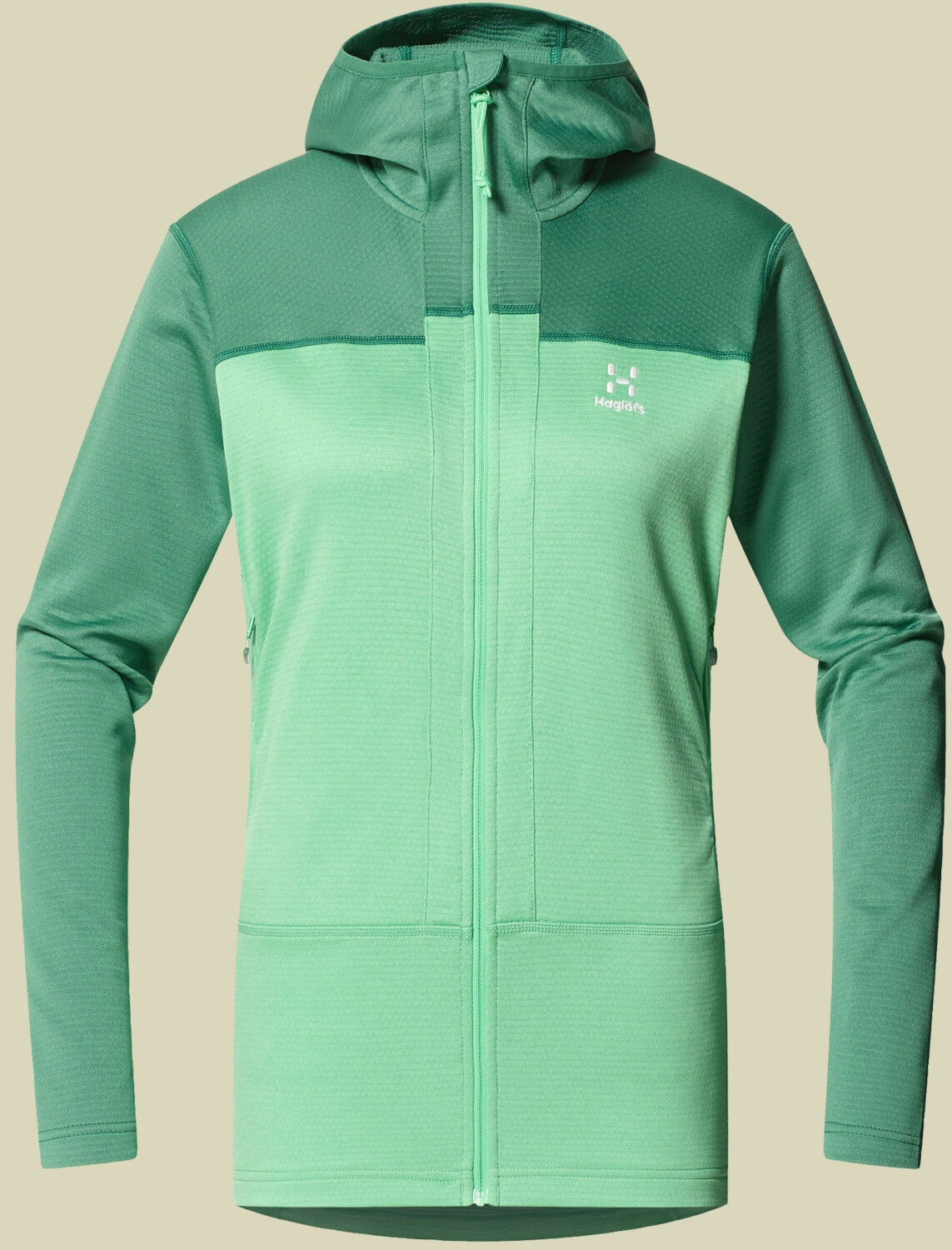 Haglöfs ROC Flash Mid Hood Women (607076) dk jelly green/mint stone