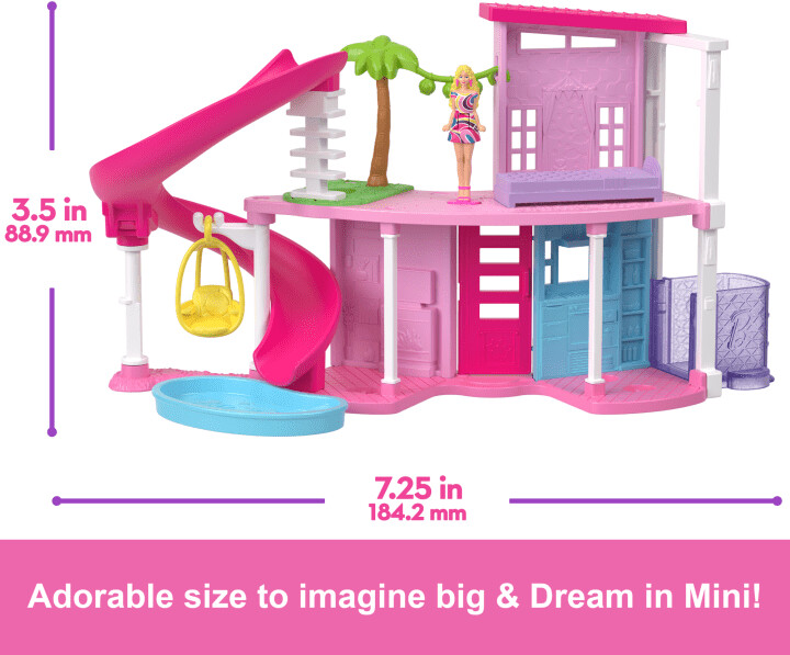 Mattel Mini BarbieLand Doll House With Furniture Accessories HYF45 Les Soldes arrivent le 8 janvier 2025 idealo