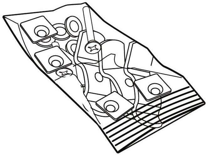 Shad Quad Screw (S1Q8BOR)