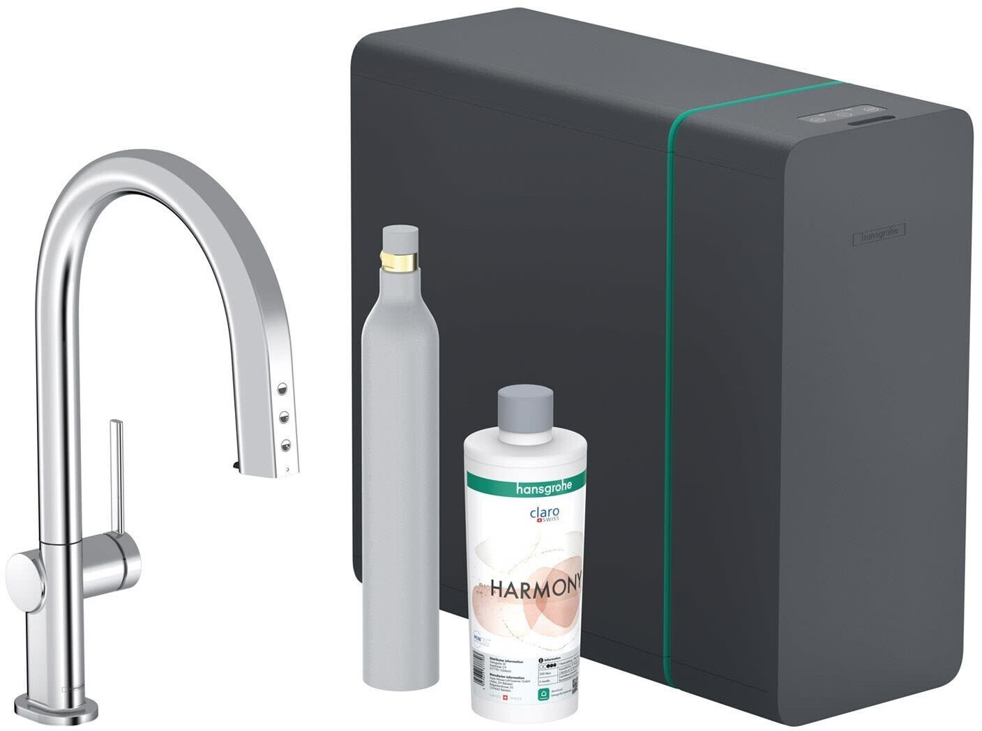 Hansgrohe Aqittura M91 Sodasystem 210 Ausziehauslauf 1jet mit sBox 