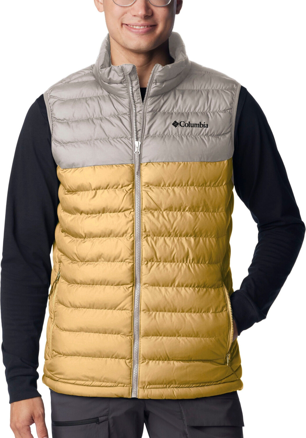 Columbia Powder Lite Vest light camel/flint grey