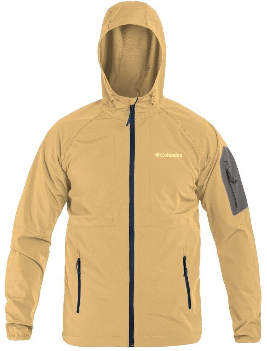 Columbia Men's Tall Heights Hooded Softshell Jacket (1975591) light camel
