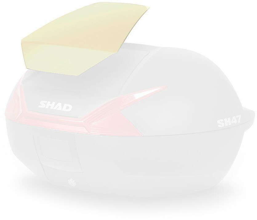 Shad SH47 Case Cover for Top Case White