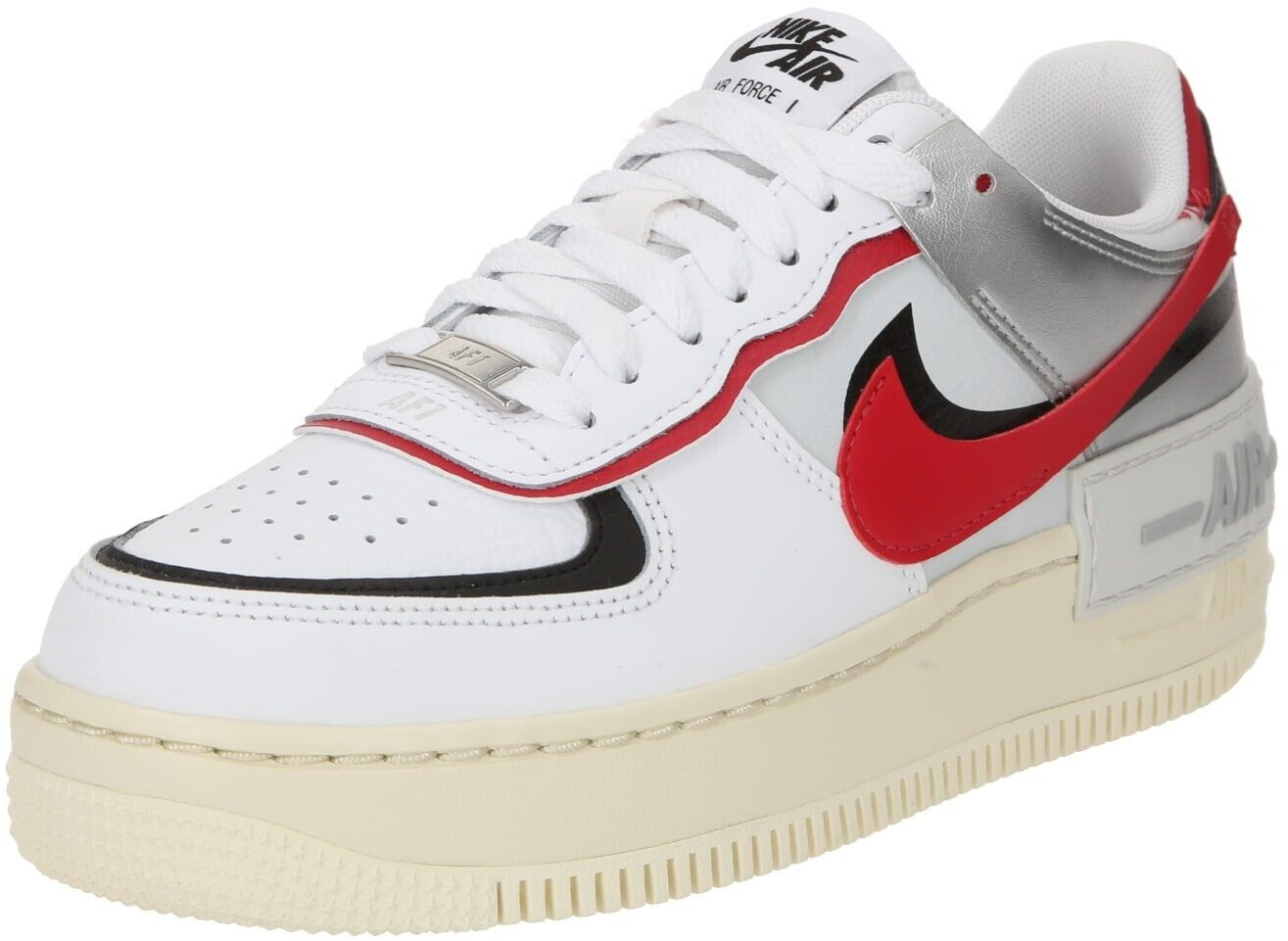 Nike Air Force 1 Shadow Women white black metallic silver gym red ab 139 99 Preisvergleich bei idealo