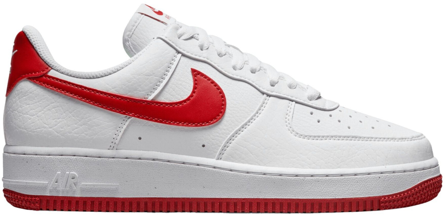 White air force 1 red tick on sale