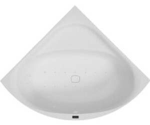 Hoesch iSensi Monolith mit Whirlsystem eck 150x150cm Weiß-Grau (3827i.112310004)