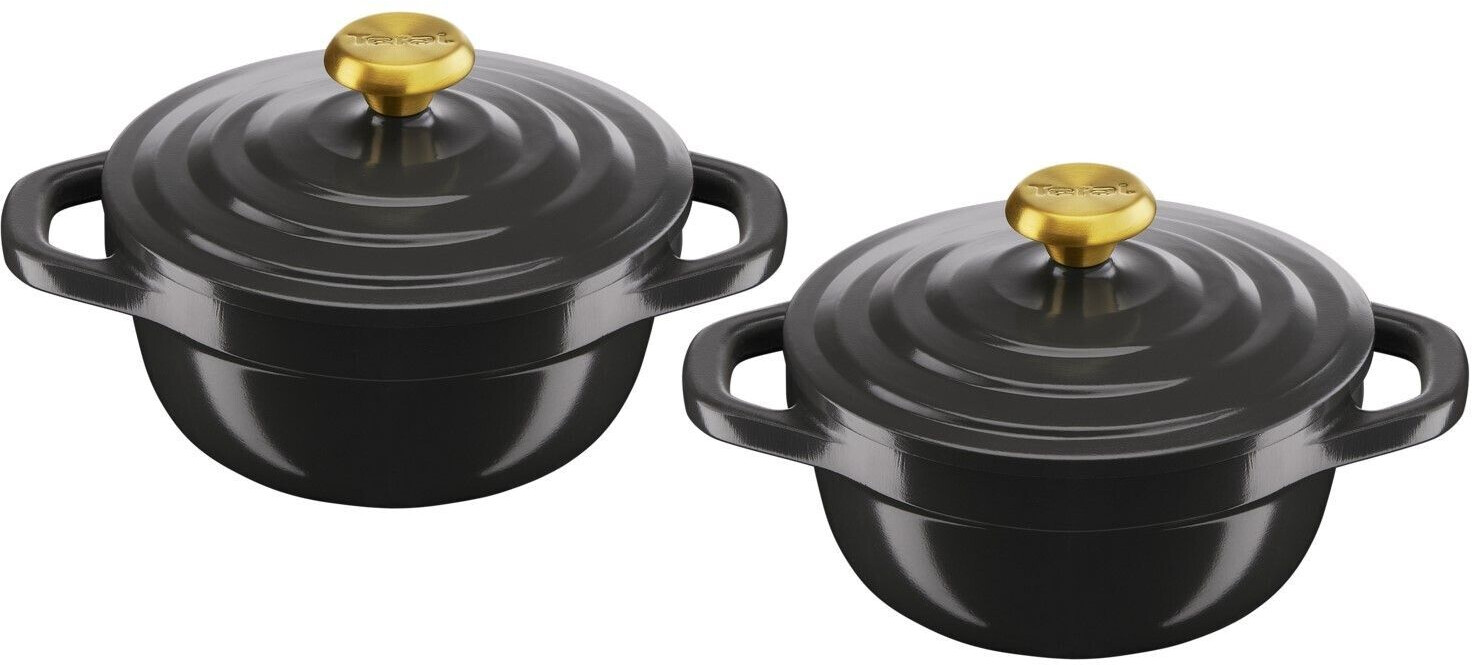 Tefal Air Mini Pot Set Ø11cm Set of 2 Grey