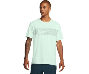 □Nike□ Mylar Flash Dry Fit UV Short Sleeve Running Top M B