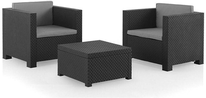 Shaf Garden Set Diva Tête à Tête graphite