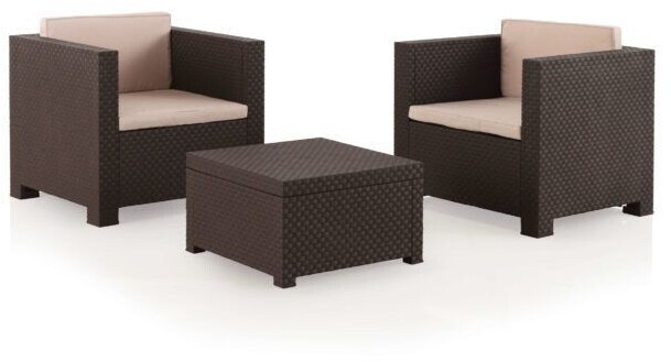Shaf Garden Set Diva Tête à Tête wengue