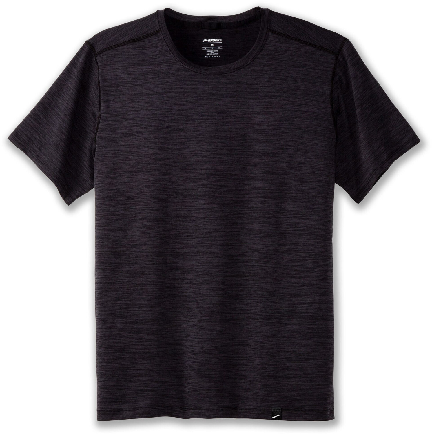 Brooks Luxe Short Sleeve (211498) htr deep black
