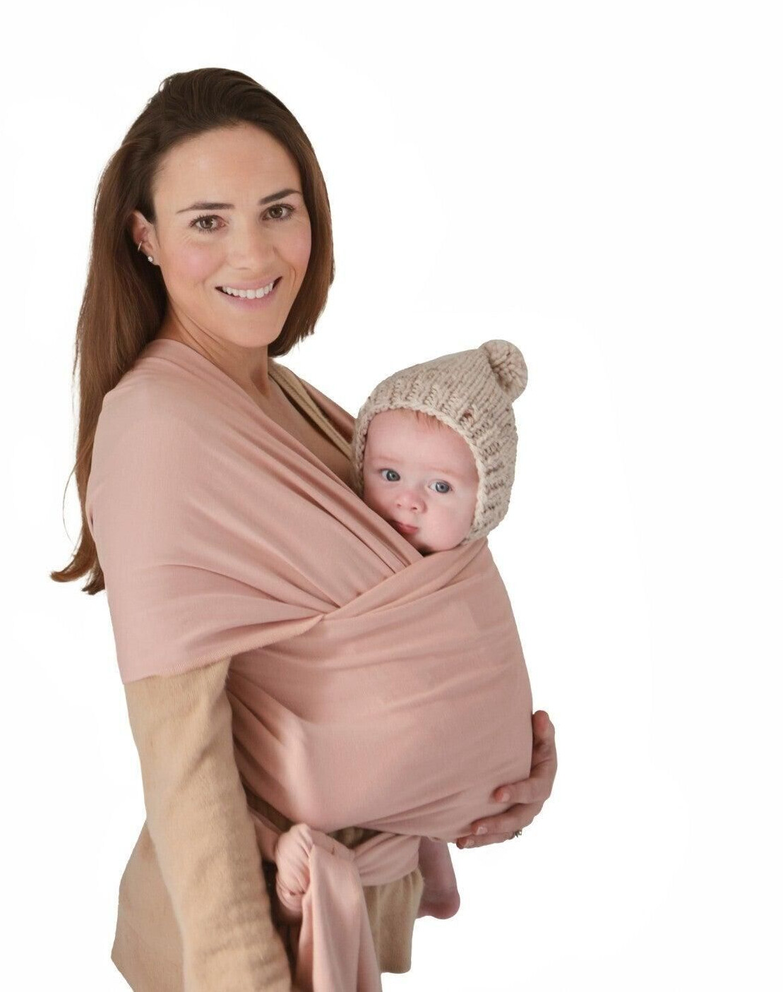 Mushie Baby Wrap blush