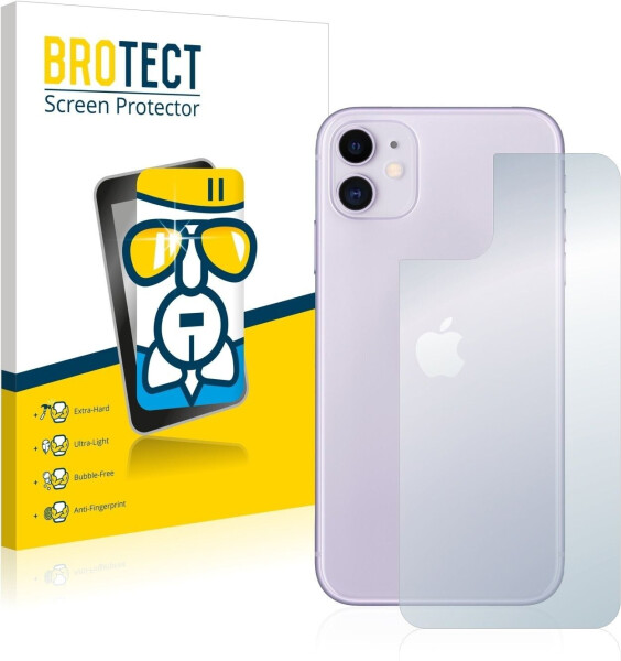 BROTECT 2736630 AirGlass Panzerglasfolie (1 Stück, iPhone 11), Smartphone Schutzfolie
