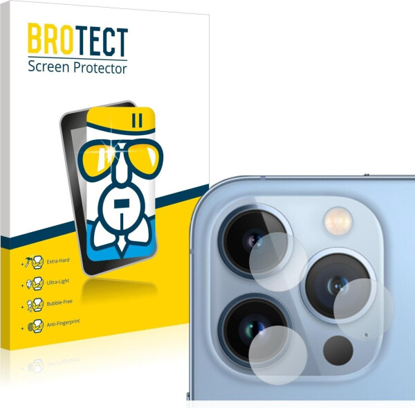 BROTECT 2742914 AirGlass Panzerglasfolie (1 Stück, iPhone 13 Pro), Smartphone Schutzfolie
