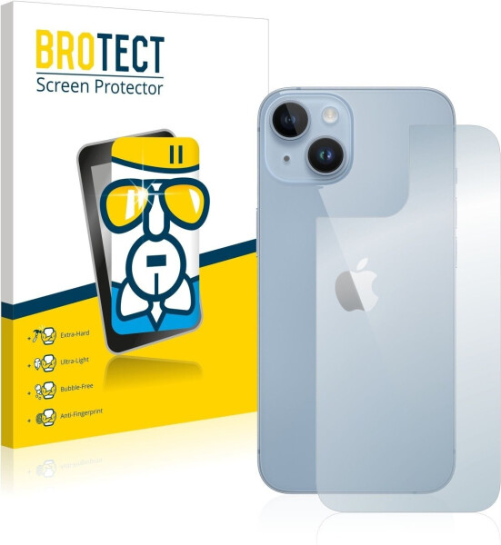 BROTECT 2745790 AirGlass Panzerglasfolie (1 Stück, iPhone 14), Smartphone Schutzfolie