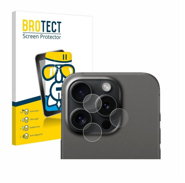 BROTECT 2750817 AirGlass Panzerglasfolie (1 Stück, iPhone 15 Pro), Smartphone Schutzfolie