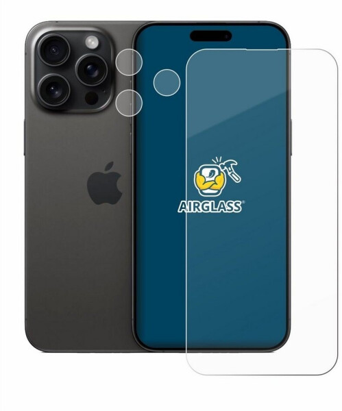 BROTECT 2750822 AirGlass Panzerglasfolie (1 Stück, iPhone 15 Pro Max), Smartphone Schutzfolie, Bild 2