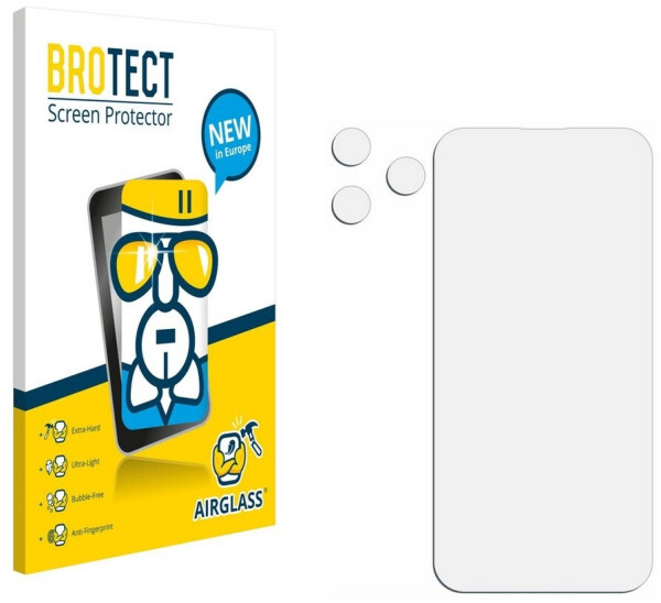 BROTECT 2750822 AirGlass Panzerglasfolie (1 Stück, iPhone 15 Pro Max), Smartphone Schutzfolie, Bild 3