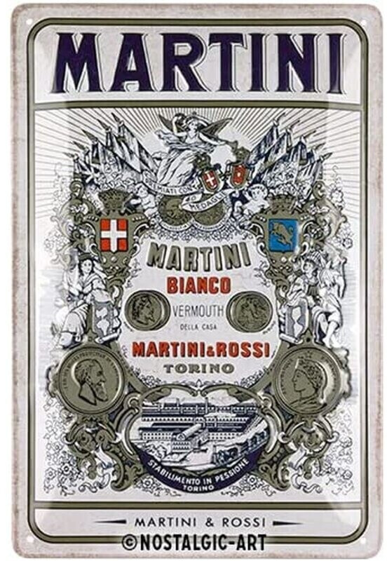 Nostalgic-Art Retro Vorratsdose Flach Bacardi-Wood Barrel Logo-Idea Regalo Per Fan Del Rum